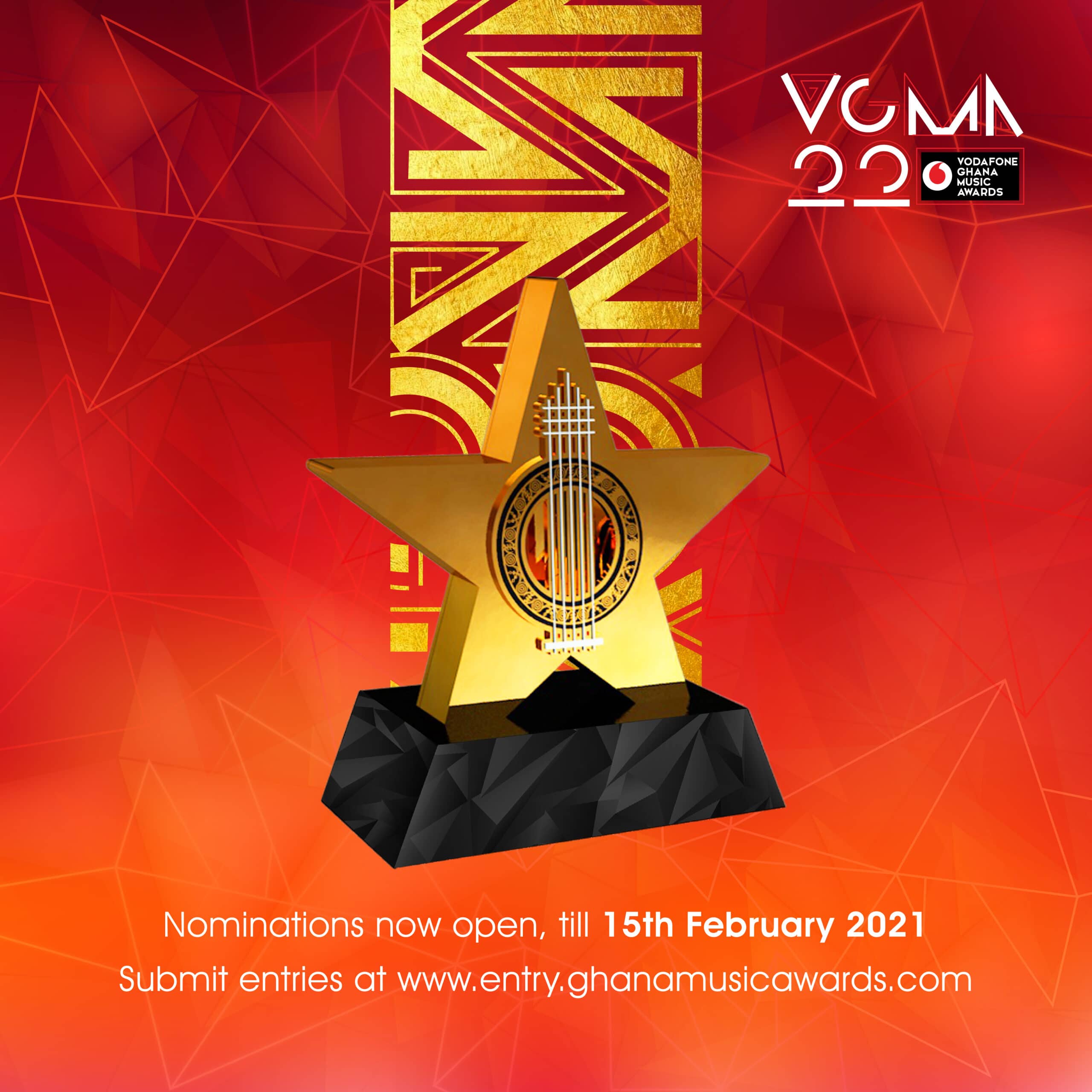 CALL FOR ENTRIES 22ND VODAFONE GHANA MUSIC AWARDS VGMA 2023